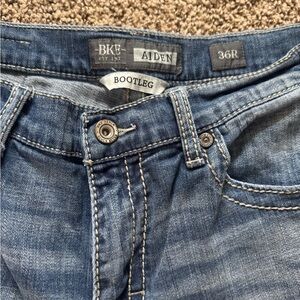 BKE Aiden Bootleg Jeans in Light Blue